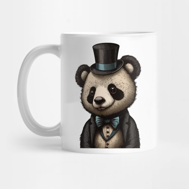 Panda wearing Top Hat by K3rst